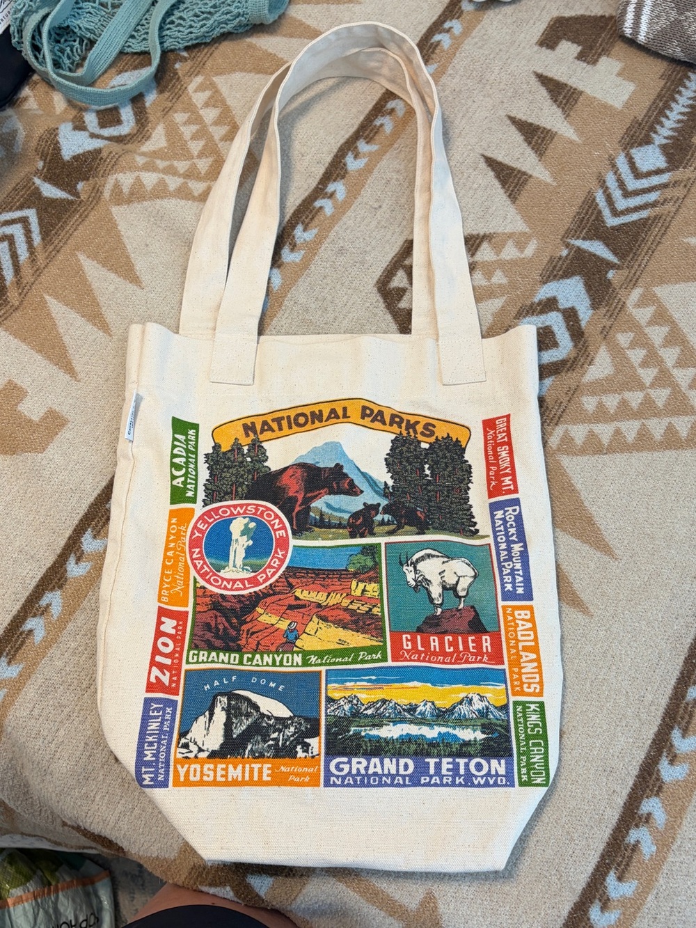 National Parks Canvas Tote Bag - Barnes & Noble collection